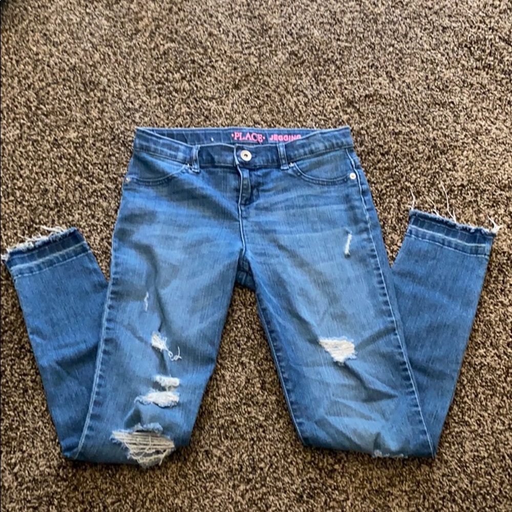 Girls Distressed Jeans